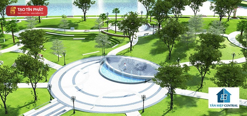 Công viên trong khu nhà ở Tân Hiệp Central -Bình Dương