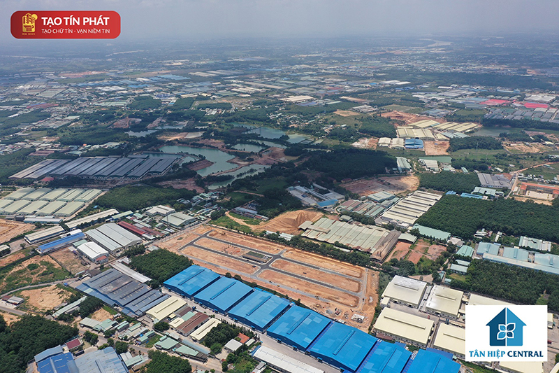 Tân Hiệp Central nằm tại phường Tân Hiệp – TX.Tân Uyên