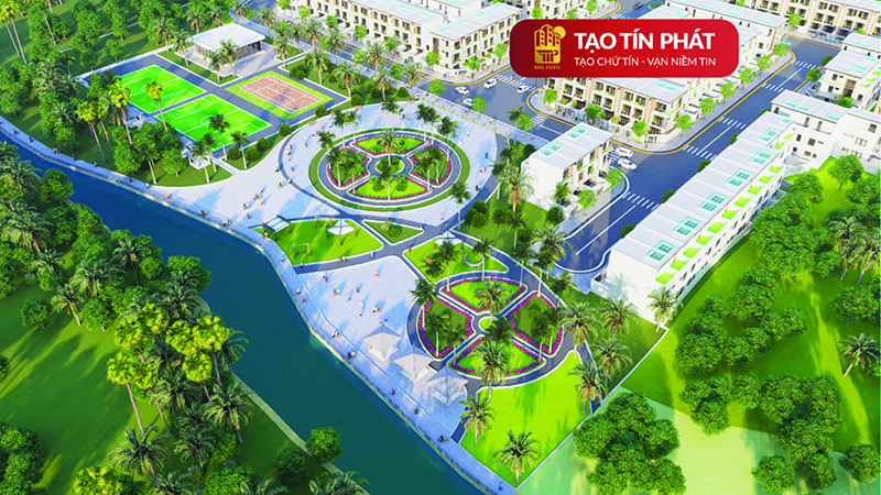 Phối cảnh phố đi bộ khu đô thị Vita Riverside