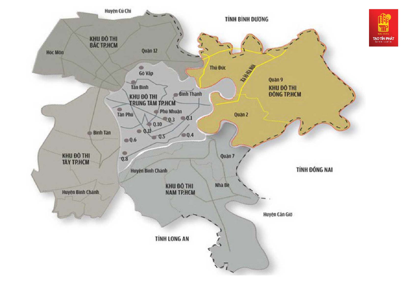 Bản đồ Thành phố Thủ Đức