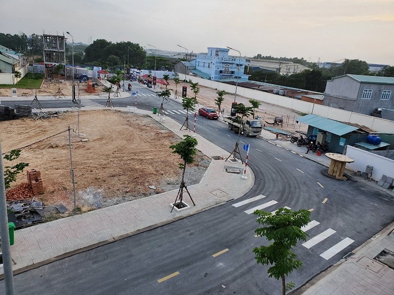 Hệ thống đường nội khu đã hoàn thiện 100% vào tháng 11.2020