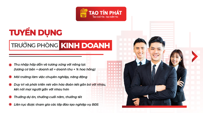 TRƯỞNG PHÒNG KINH DOANH