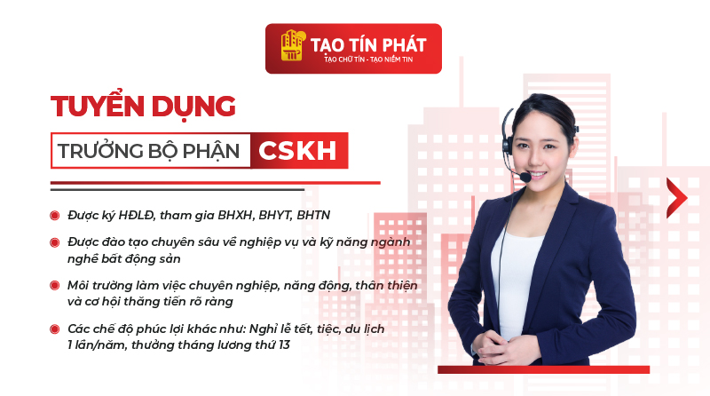 TRƯỞNG BỘ PHẬN CSKH