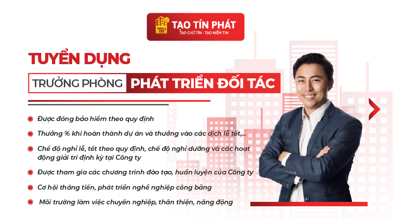 TRƯỞNG PHÒNG PHÁT TRIỂN ĐỐI TÁC