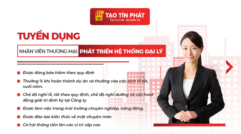 NHÂN VIÊN THƯƠNG MẠI - PHÁT TRIỂN ĐẠI LÝ HỆ THỐNG